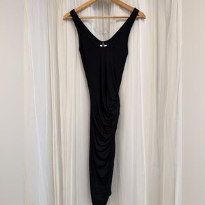 T Shirt Dress in Black